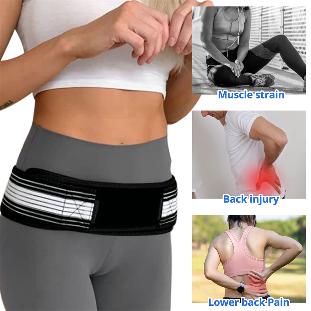 Sacroiliac SI Joint Hip Belt – Sciatica & Lower Back Support