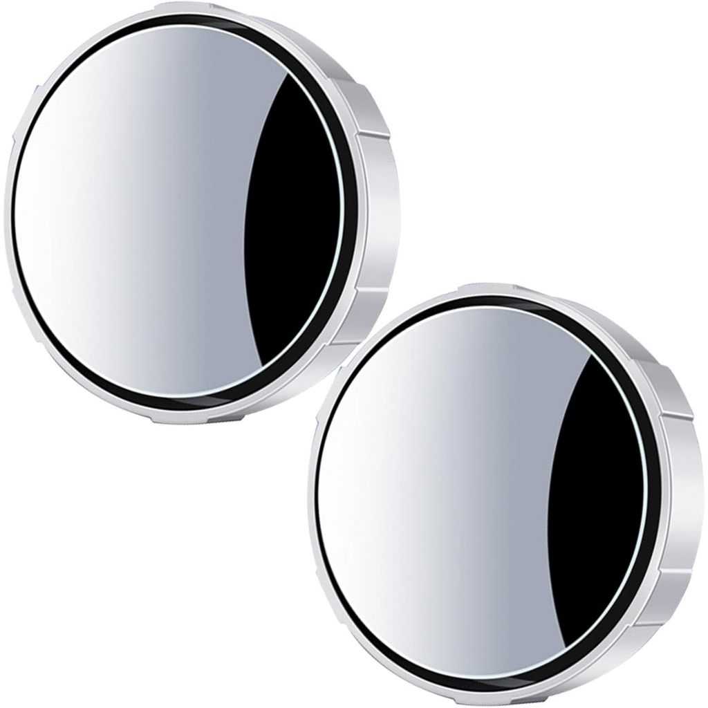 2-Piece HD Blind Spot Mirror Set - 360° Adjustable Wide Angle Side View Mirror with Suction Cup
