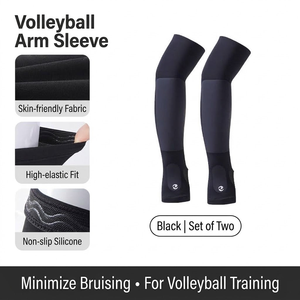 Volleyball Arm Sleeves ONE PAIR Anti-Slip High-Elastic Forearm Protectors Protect Arms