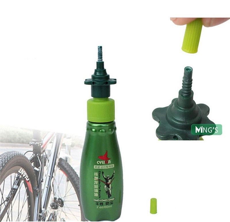 CYLION | 60ml Precision Bicycle Chain Lube – High-Performance Wet or Dry Formula with Microfiber Cloth