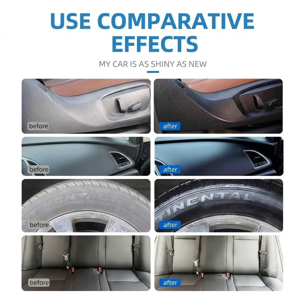 120ML Plastic Clarify For Car Plastic Restorer Auto Plastics Clarify for Interiors Cleaner