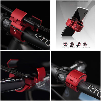 MEROCA Invisible Bicycle Phone Holder | Aluminum Alloy 360 Rotation Handlebar Mount for Bikes and Motorcycles