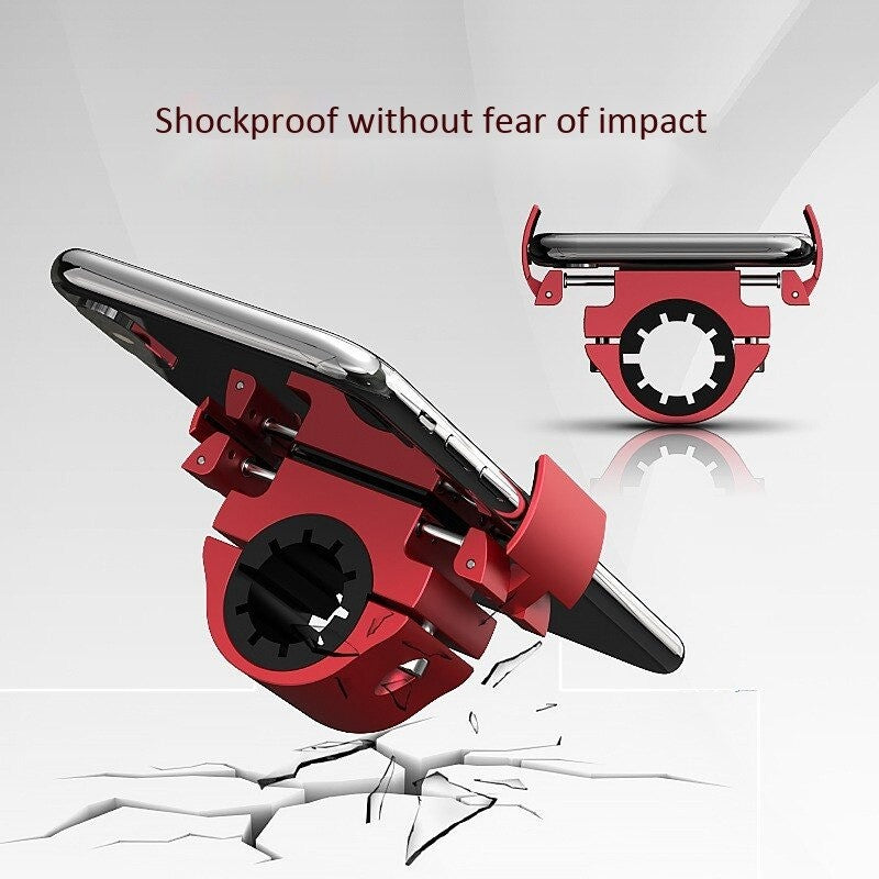 MEROCA Invisible Bicycle Phone Holder | Aluminum Alloy 360 Rotation Handlebar Mount for Bikes and Motorcycles