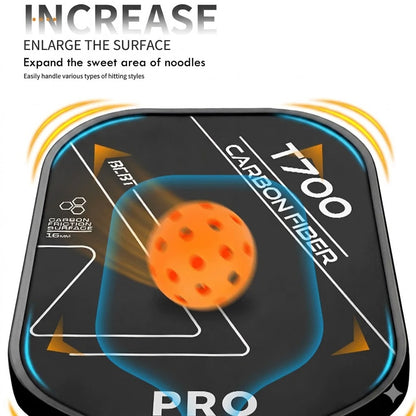 T700 Pro Carbon Fiber Pickleball Paddle – 250g Professional Grade Frosted Surface Racquet