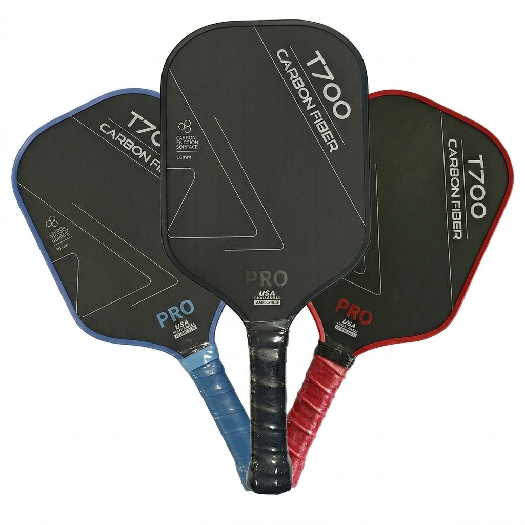 T700 Pro Carbon Fiber Pickleball Paddle – 250g Professional Grade Frosted Surface Racquet