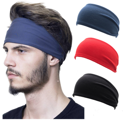 Non-Slip Sweat-Wicking Workout Headbands – Set of 3