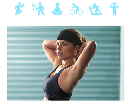 Non-Slip Sweat-Wicking Workout Headbands – Set of 3