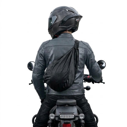 T2P Motorcycle Helmet Sling Bag 15L Large Capacity Reflective Riding Backpack