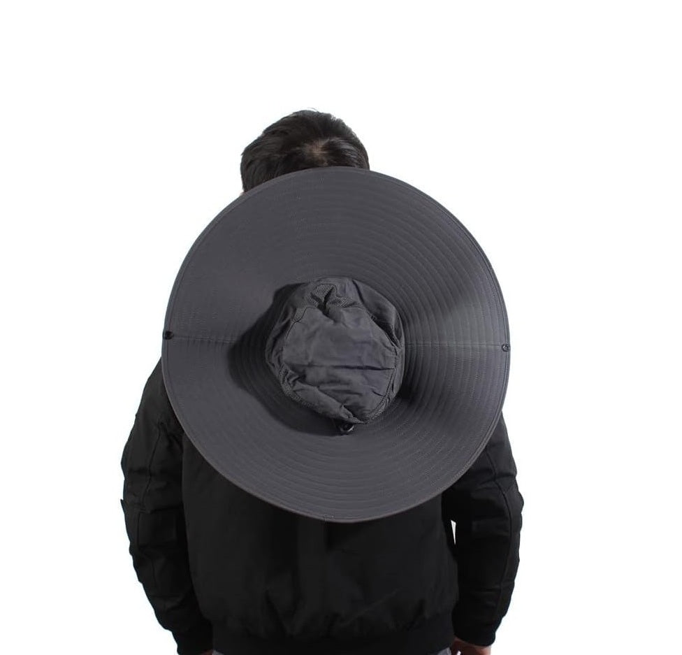 Unisex Wide Brim Sun Hat - Waterproof, Quick-Drying & Breathable Fishing & Hiking Bucket Hat