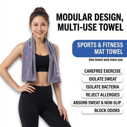 Fitness Exercise Towel Workout Towels Microfiber Gym Bench Towel for Gym, Beach, Yoga