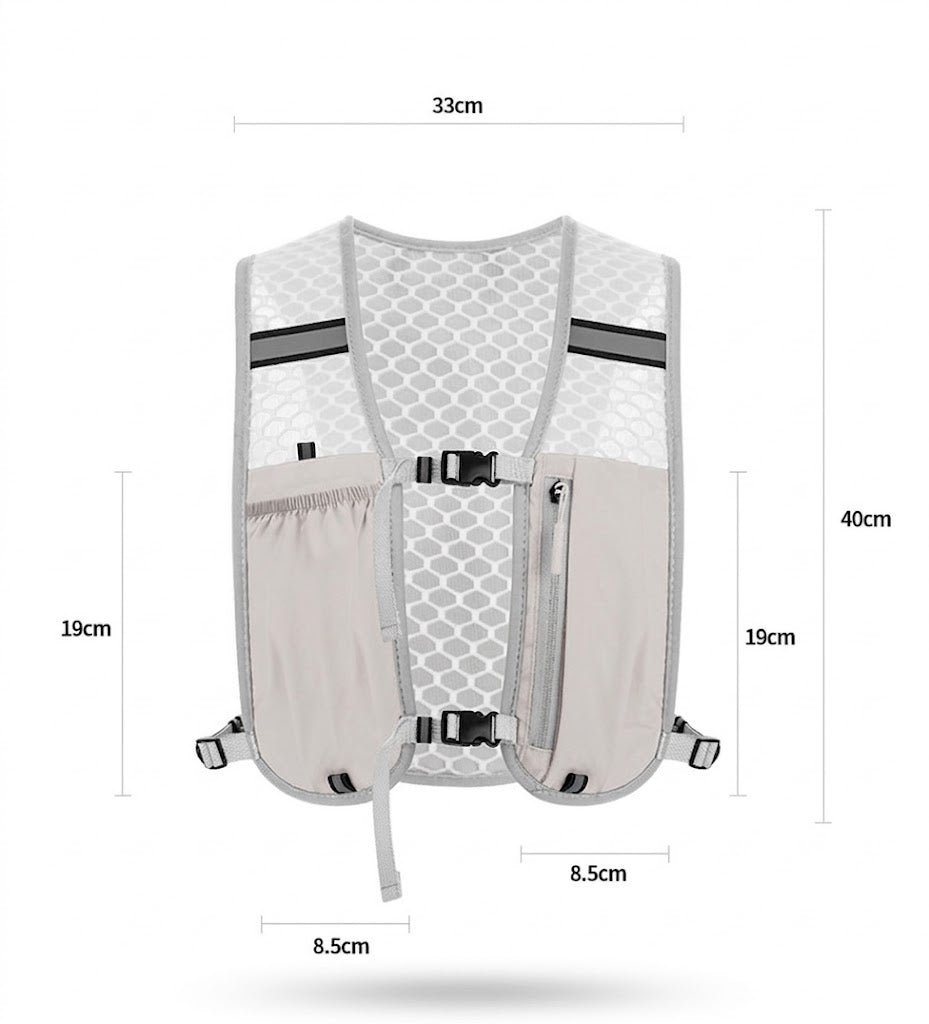 125g Ultra-Light Hydration Vest - Breathable Running Backpack for Trail, Cycling & Hiking