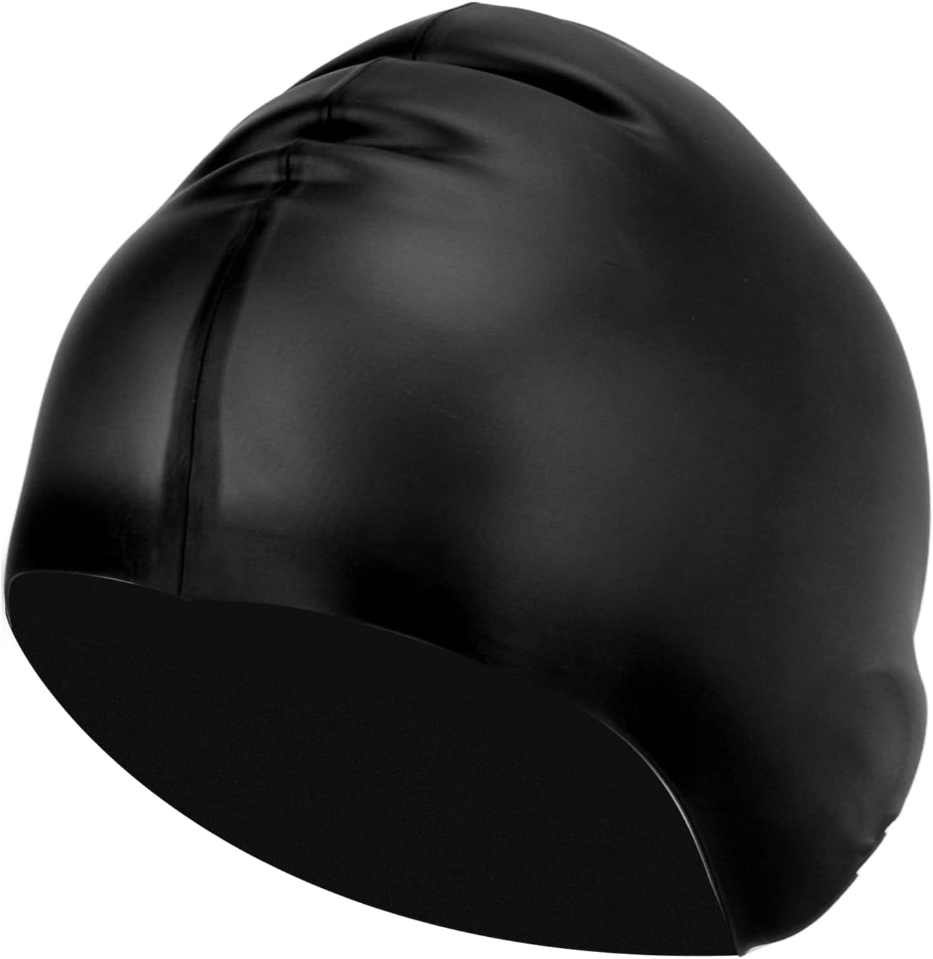 High-Elasticity Silicone Swim Cap | Professional Waterproof Protection for All Hair Types