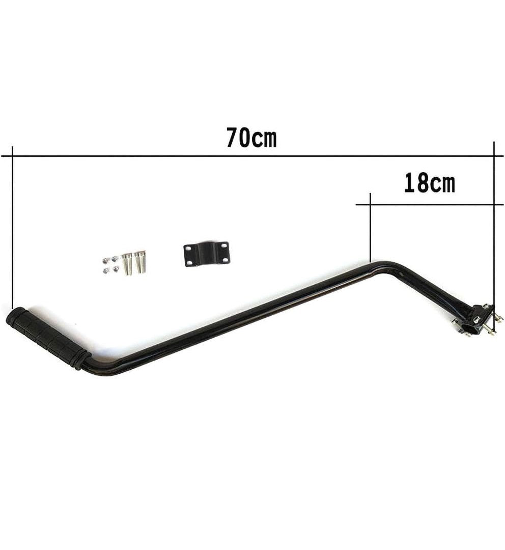 Children's Bike Safety Push Rod – Parental Learning Support Handle