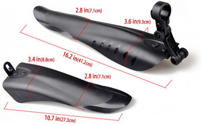 Adjustable Bicycle Mudguard Set – MTB & Road Fenders All-Weather