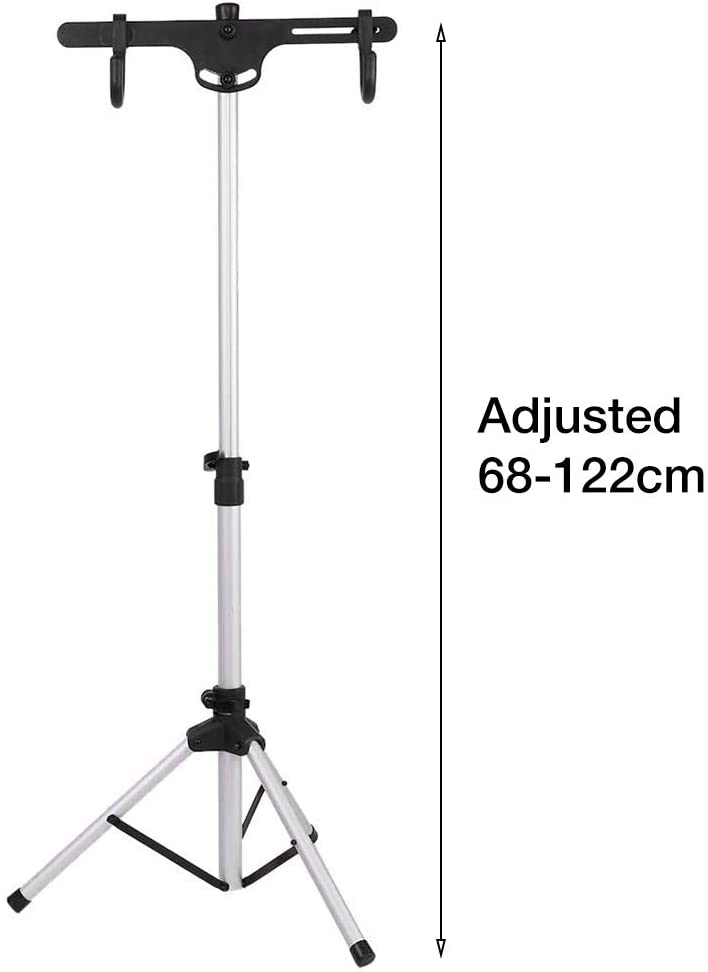 Pro-Light Adjustable Bicycle Repair Stand – 30kg Capacity Portable Maintenance & Cleaning Tripod