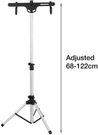 Pro-Light Adjustable Bicycle Repair Stand – 30kg Capacity Portable Maintenance & Cleaning Tripod