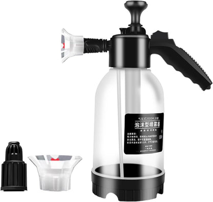 2L Hand-Pump Snow Foam Sprayer – High-Pressure Car Wash Bottle
