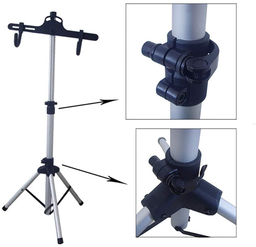 Pro-Light Adjustable Bicycle Repair Stand – 30kg Capacity Portable Maintenance & Cleaning Tripod