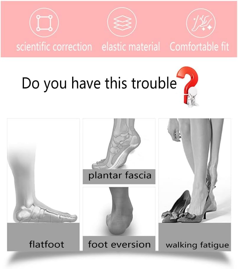 Orthotic Arch Support Insoles for Flat Feet & Plantar Fasciitis