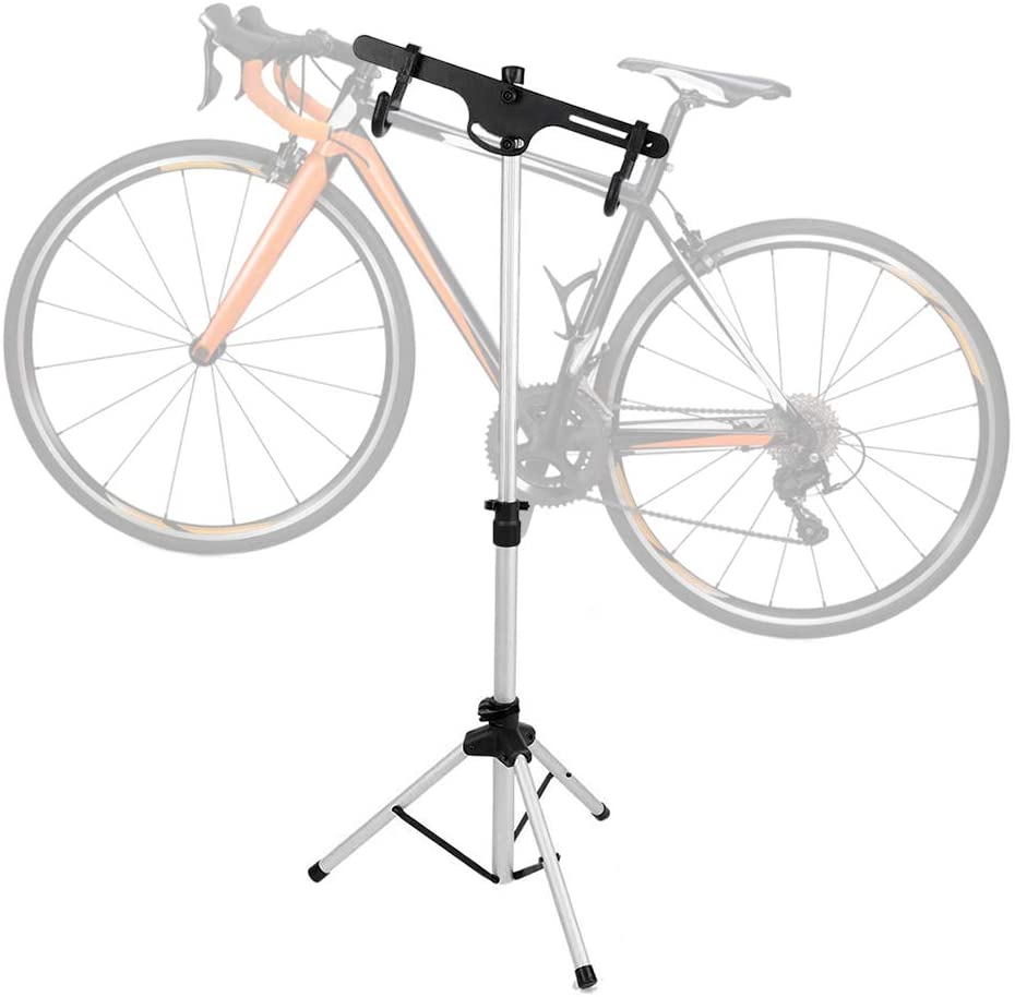 Pro-Light Adjustable Bicycle Repair Stand – 30kg Capacity Portable Maintenance & Cleaning Tripod
