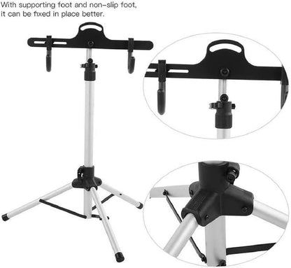 Pro-Light Adjustable Bicycle Repair Stand – 30kg Capacity Portable Maintenance & Cleaning Tripod