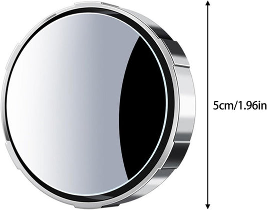 2-Piece HD Blind Spot Mirror Set - 360° Adjustable Wide Angle Side View Mirror with Suction Cup