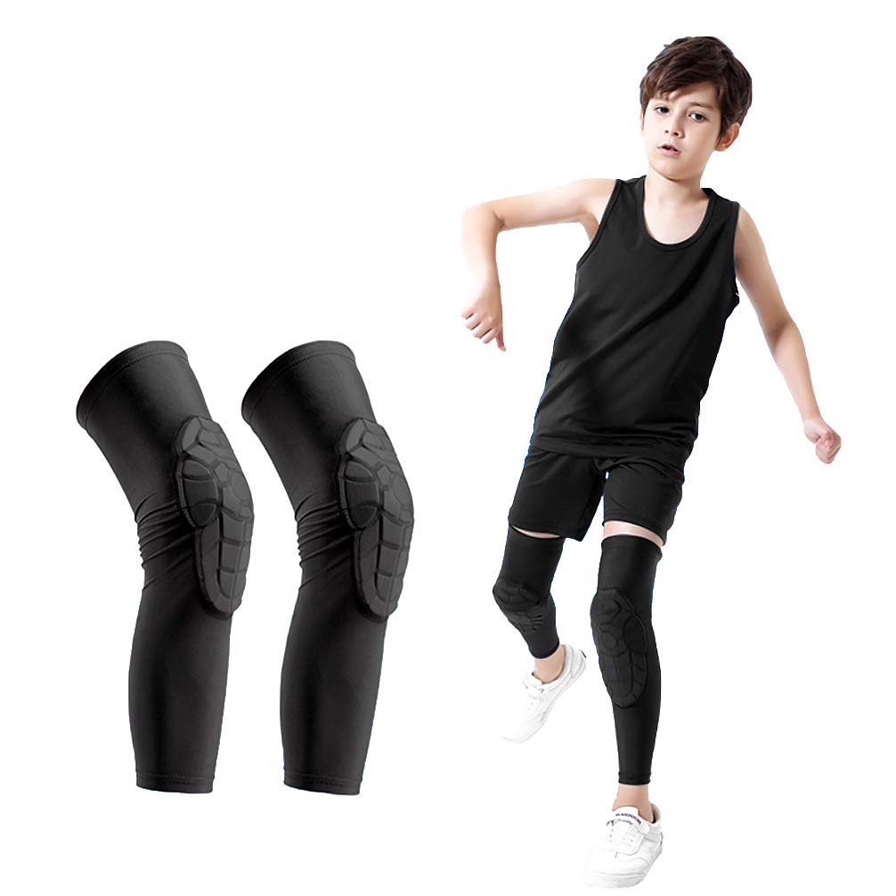 Kids Honeycomb Compression Guards – Protective Knee & Elbow