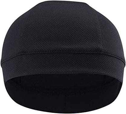 Performance Skull Cap & Helmet Liner – Ultra-Soft Moisture-Wicking Cooling Beanie for Cycling, Running & Gym | One Size Fits All