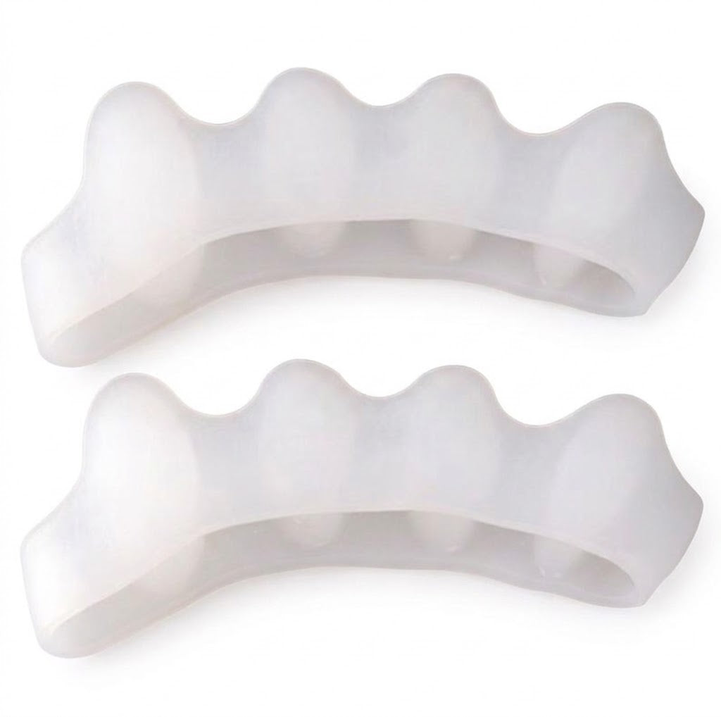 5-Toe Silicone Separator Pads – Orthopedic Bunion Corrector & Overlapping Toe Pain Relief