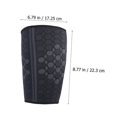 Thigh Compression Support Sleeve - Hamstring & Quad Recovery Wrap for Sports and Injury Prevention
