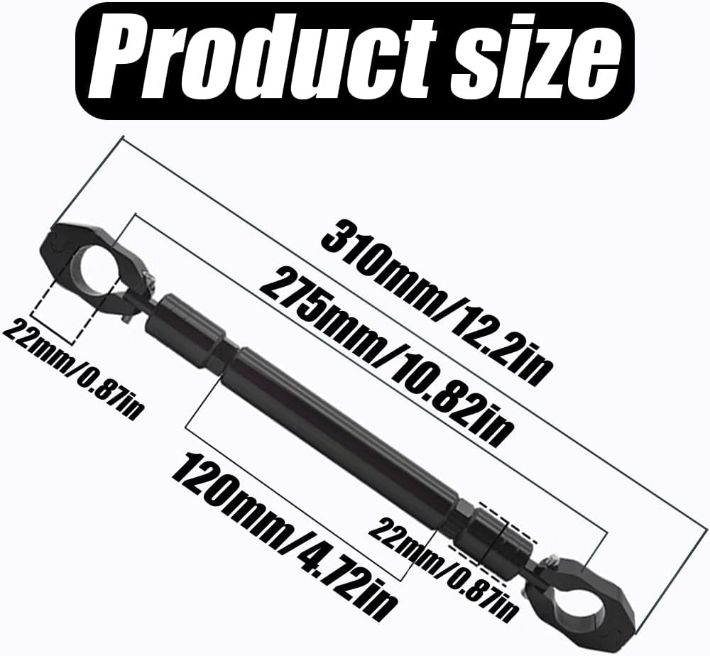Adjustable Motorcycle Cross Bar – 22mm Aluminum Alloy