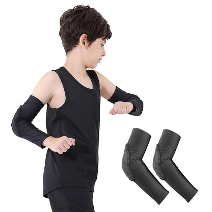 Kids Honeycomb Compression Guards – Protective Knee & Elbow