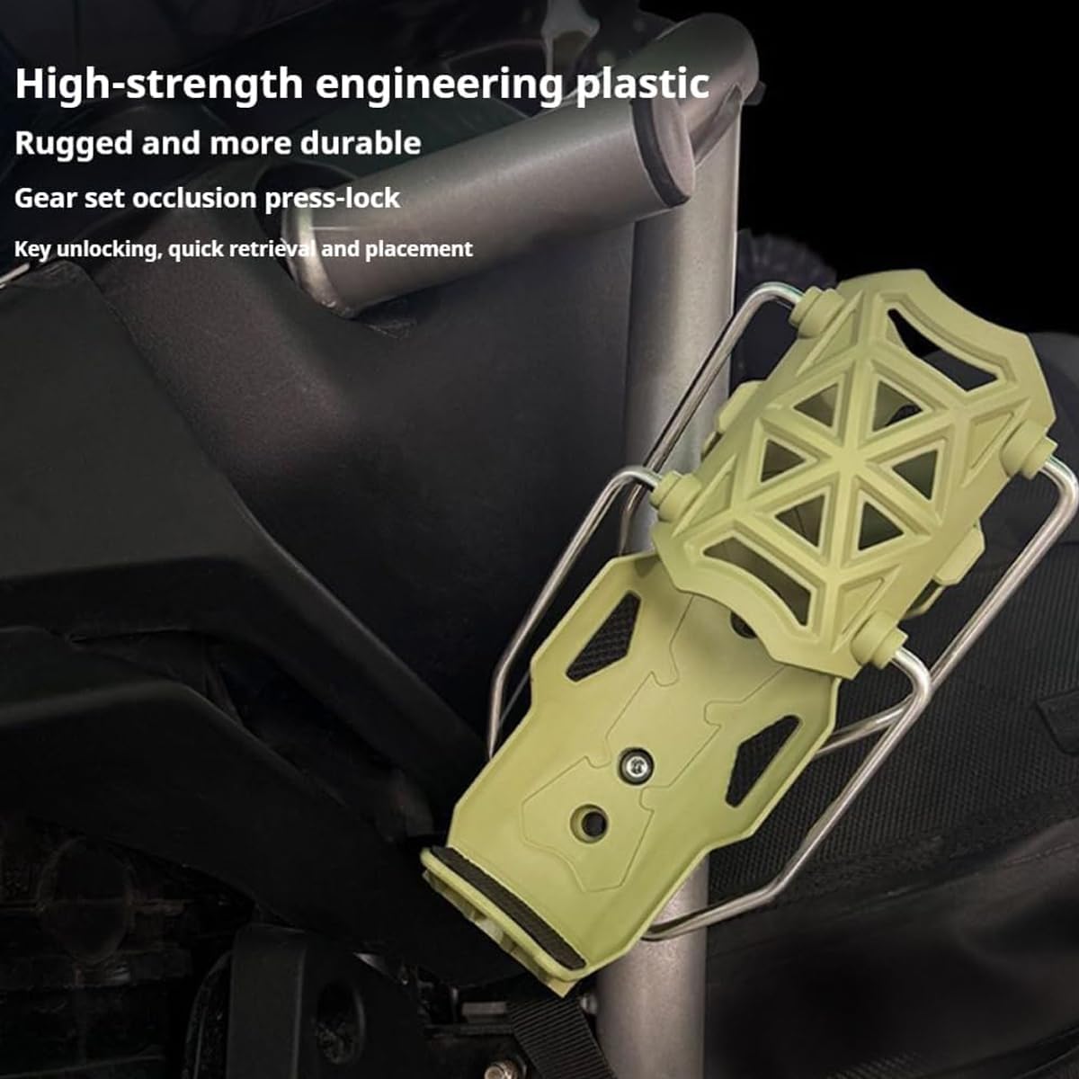 T2P Motorcycle Cup Holder | Auto-Clamp Handlebar Water Bottle Mount for Bicycles Prams and Wheelchairs