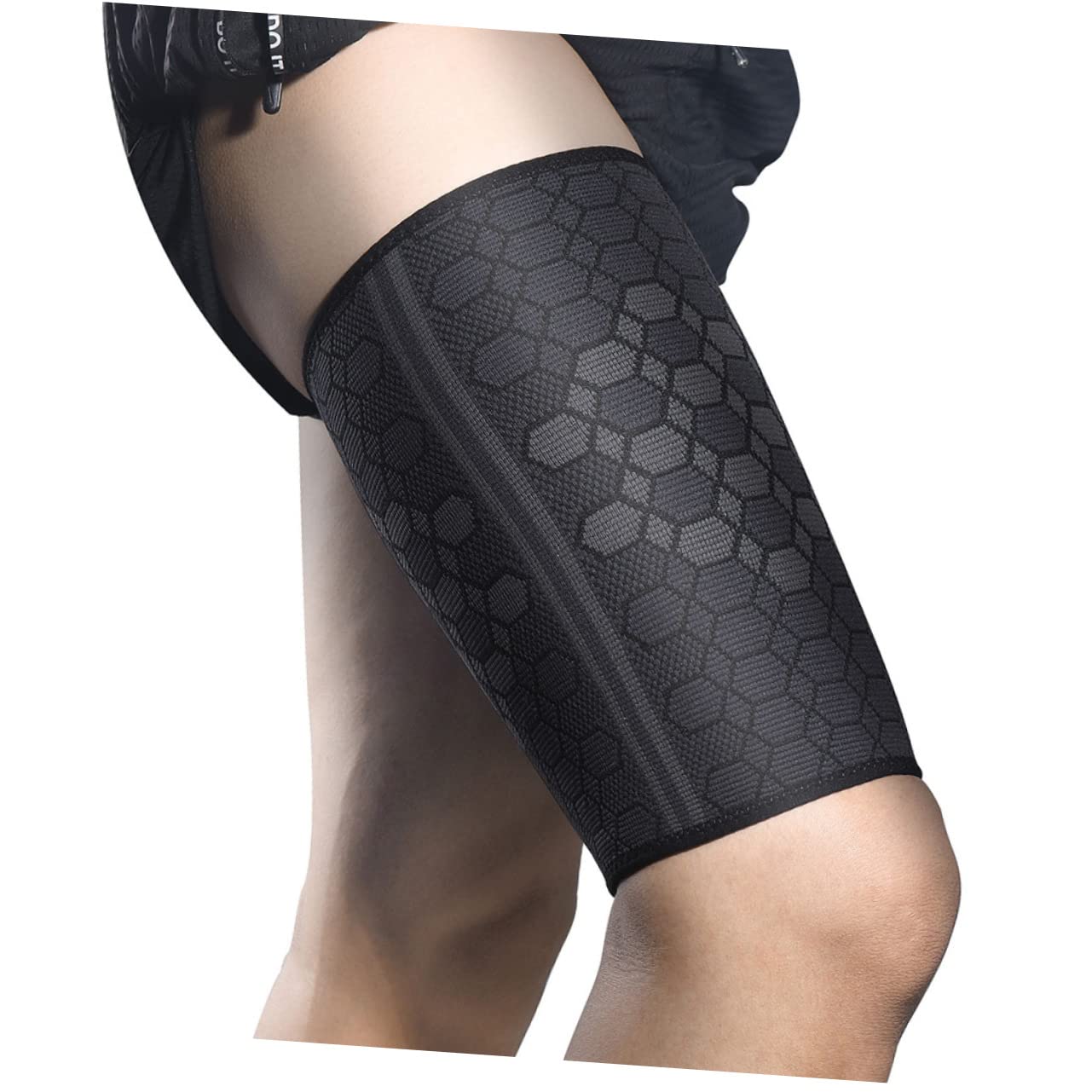 Thigh Compression Support Sleeve - Hamstring & Quad Recovery Wrap for Sports and Injury Prevention