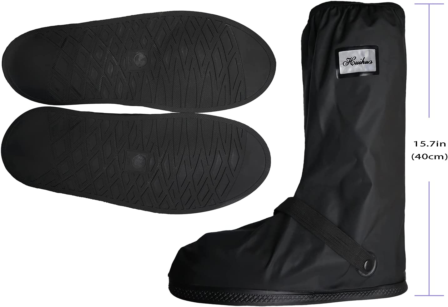 Waterproof Rain Boot Covers | Reflective Motorcycle Shoe Protectors