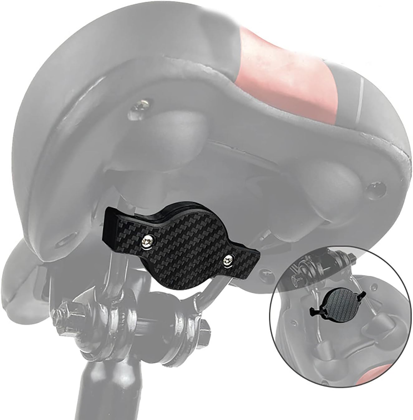 Stealth AirTag Bike Mount | Hidden Anti-Theft Tracker Bracket for Bicycle Saddles