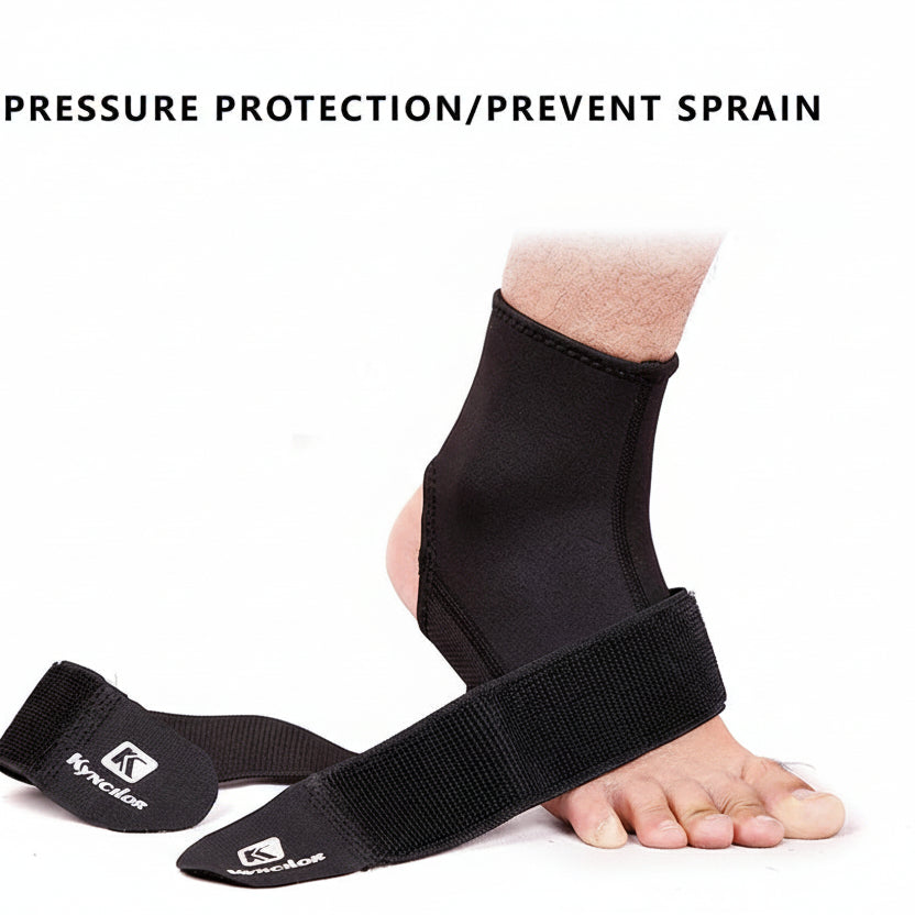 KYNCILOR ONE PCS Ultra-Lightweight Ankle Guard | Breathable Compression Support with Adjustable Elastic Straps