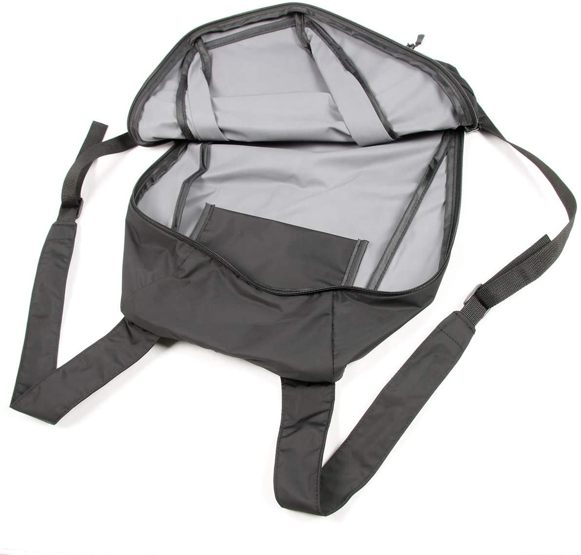 Foldable Motorcycle Helmet Bag Backpack – Water Resistant 24L Expandable Carrier for Full Face & Modular Helmets