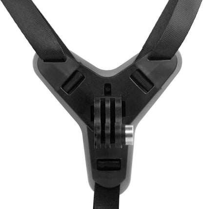 Helmet Chin Mount Bracket – Universal Strap for GoPro, DJI & Insta360