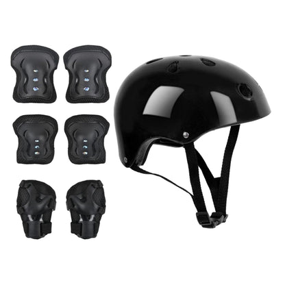 7-Piece Kids Protective Gear Set | Helmet, Knee, Elbow & Wrist Pads for Bike, Skate & Scooter