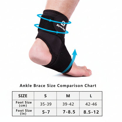 KYNCILOR ONE PCS Ultra-Lightweight Ankle Guard | Breathable Compression Support with Adjustable Elastic Straps