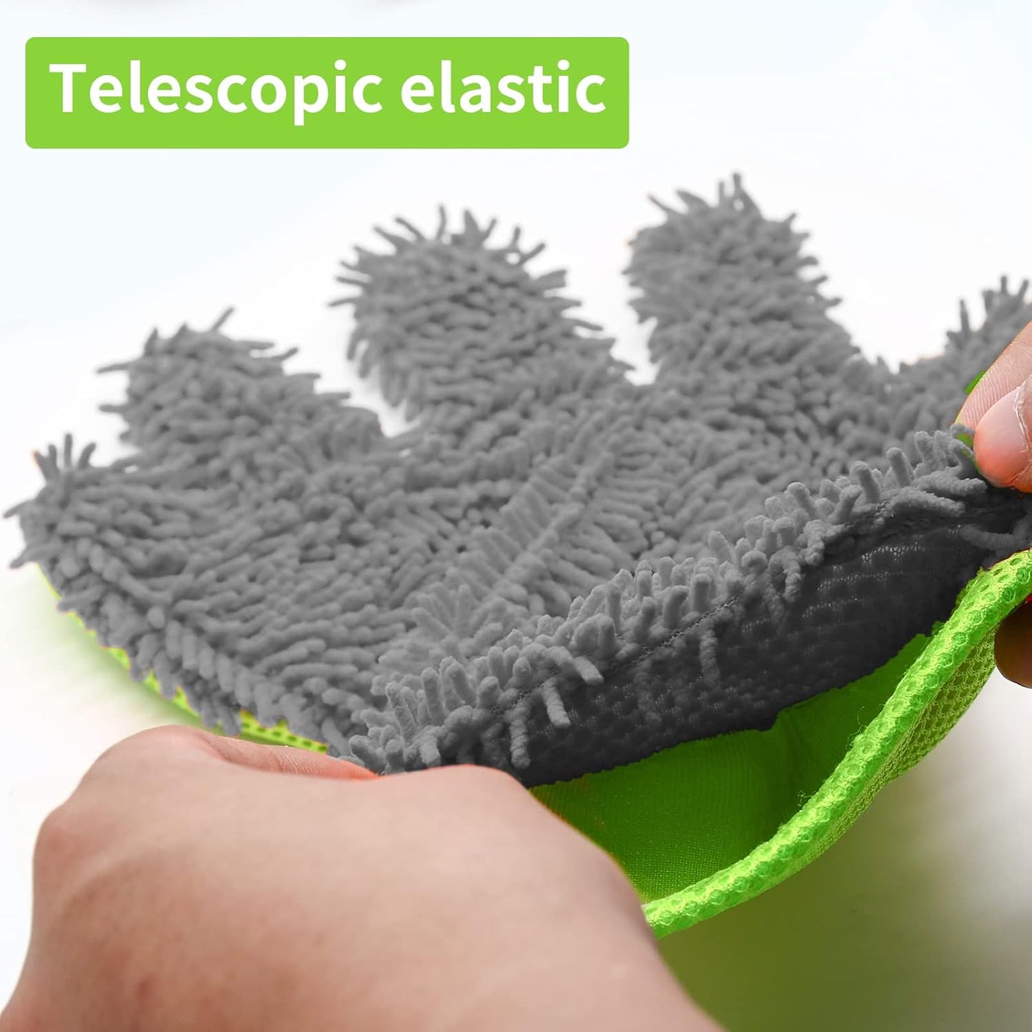 Microfiber Wash Glove | Multi-Function Car & Motorcycle Detailing Mitt