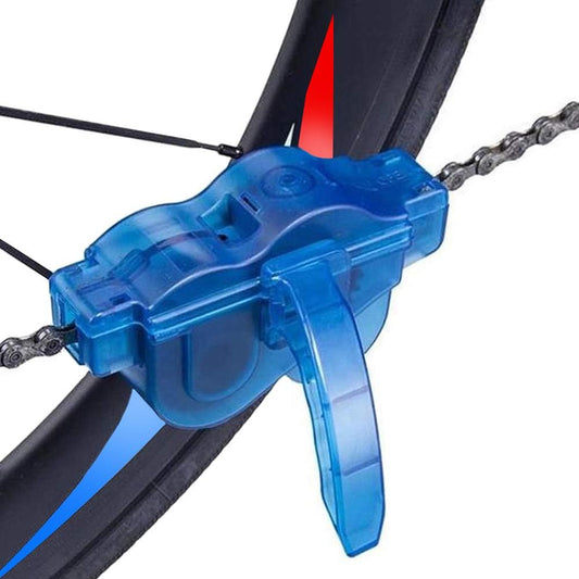 Professional Full-Cover Bicycle Chain Scrubber – 360° Rotating Quick-Clean System