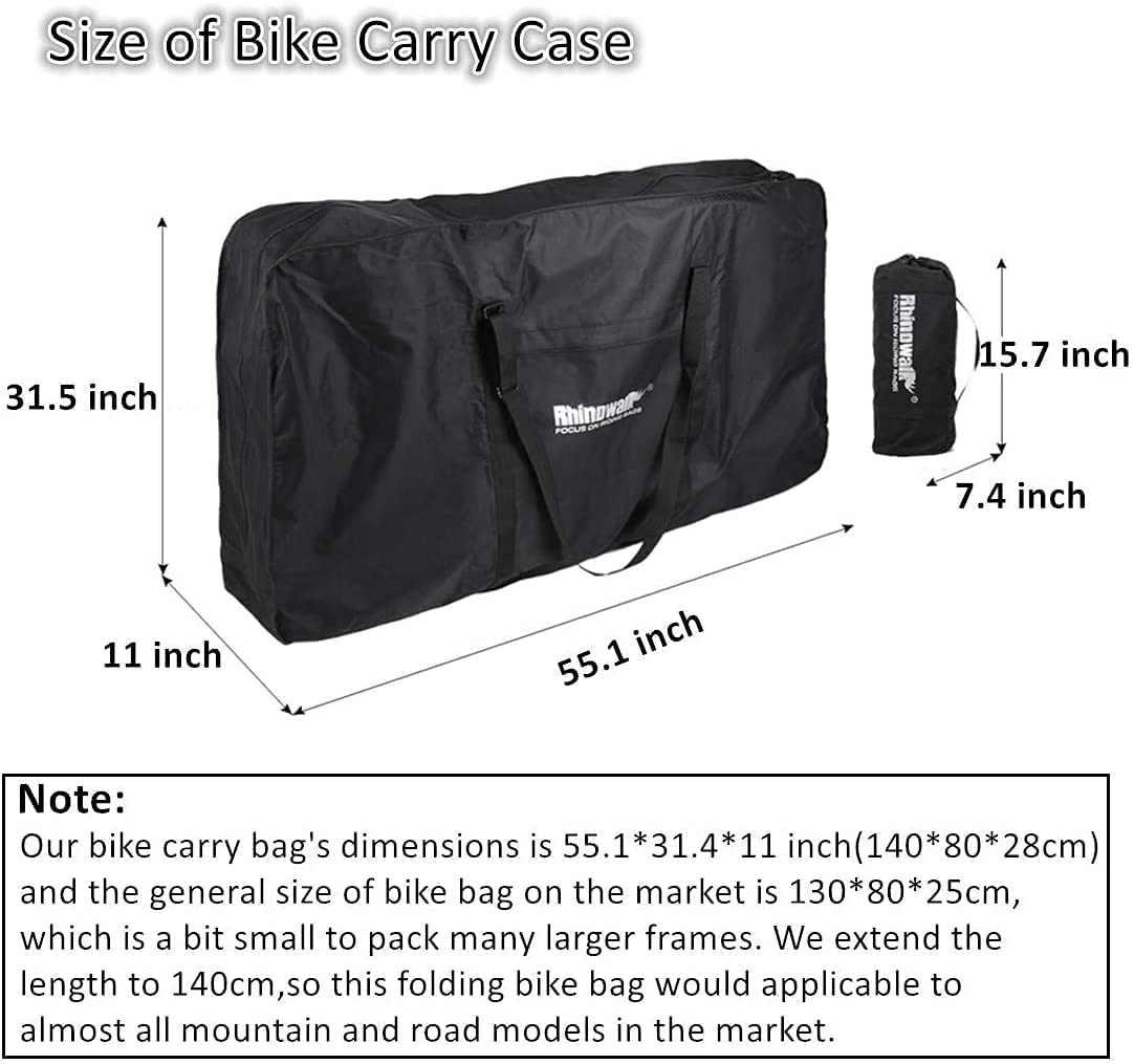 T2P Rhinowalk Heavy-Duty Bicycle Carry Bag | For MTB & 700C Road Bikes