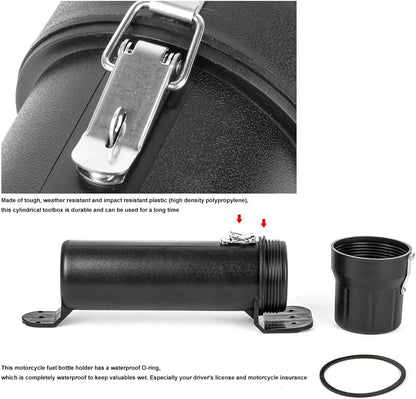 Heavy-Duty Large Storage Tube – The Waterproof "Glovebox" Your Bike is Missing