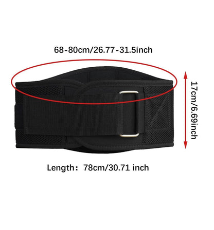 Weightlifting Gym Belt – Ergonomic Lumbar Support for Squats