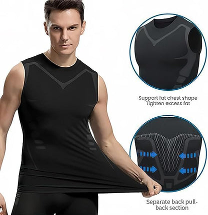 Ionic Shaping Vest – Premium Men's Compression Singlet & Body Toning Tank Top