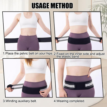 Sacroiliac SI Joint Hip Belt – Sciatica & Lower Back Support