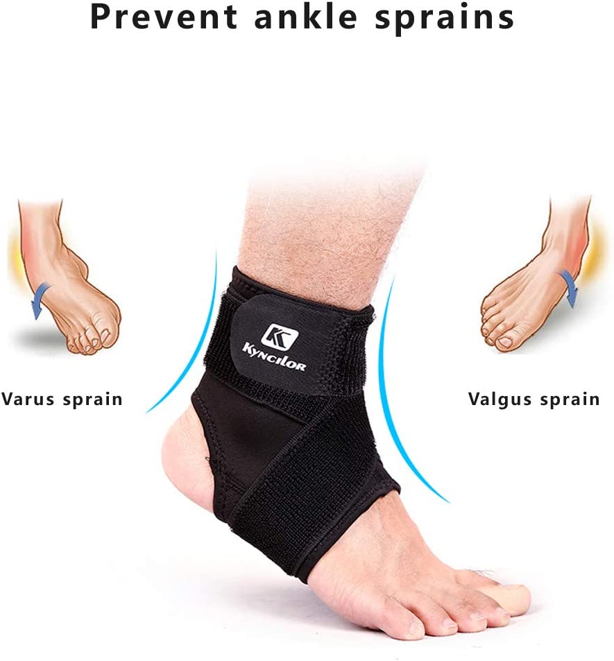 KYNCILOR ONE PCS Ultra-Lightweight Ankle Guard | Breathable Compression Support with Adjustable Elastic Straps