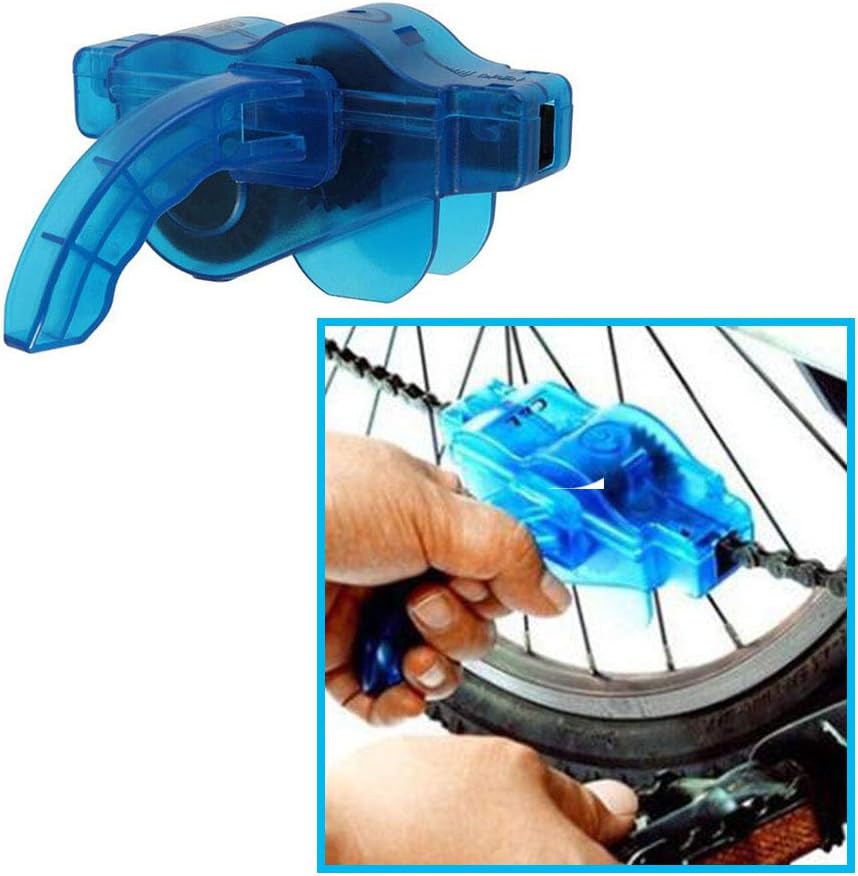 Professional Full-Cover Bicycle Chain Scrubber – 360° Rotating Quick-Clean System